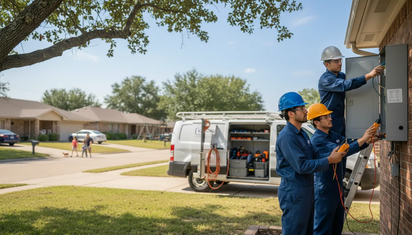 Certified electrician providing emergency electrical services in Metamora, OH